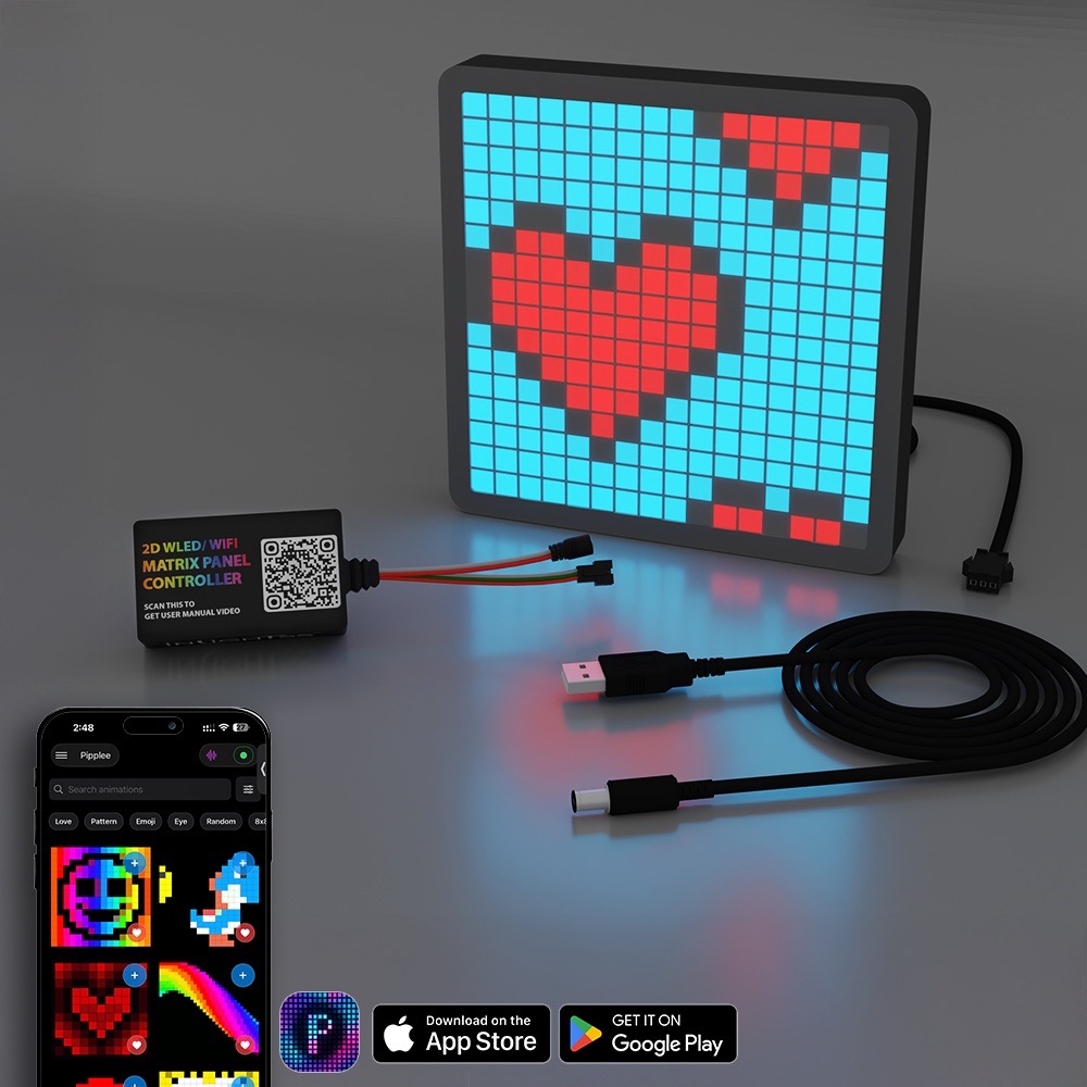 Inlightss WLED Controller with 1M strip light